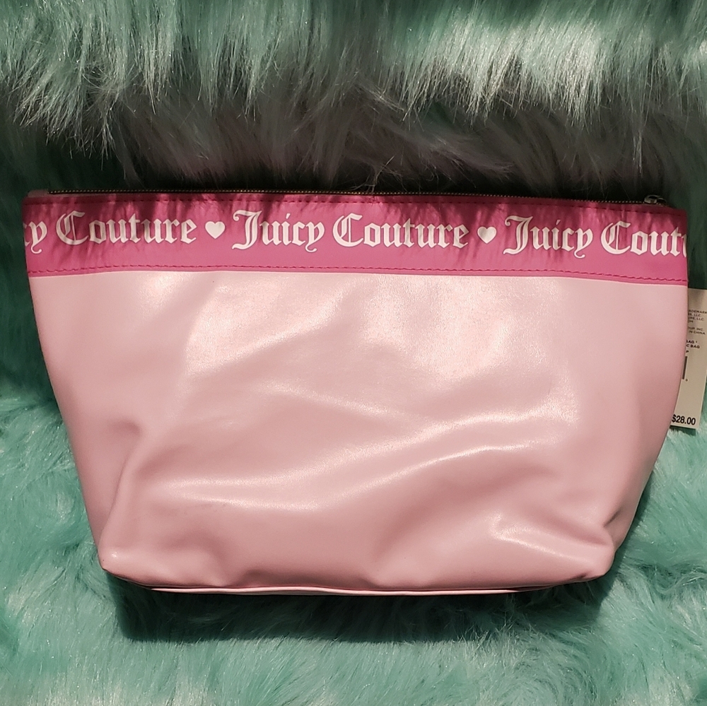 Juicy Couture pink Makeup toiletry bag